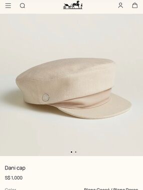 Hermes Dani Cap — size 57